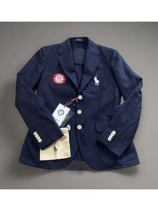 Polo Ralph Lauren Jackets & Blazers - Polo Ralph Lauren NWT 2020 USA Olympics Womens 4 Opening Ceremony Blazer Navy